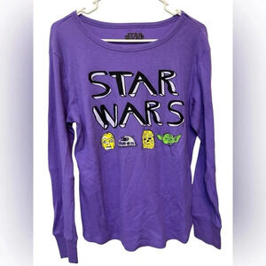 Star Wars thermal long sleeve sleepwear shirt